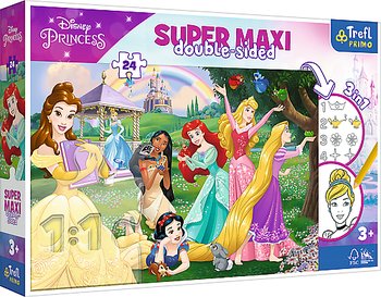 TREFL 41008 Puzzle 24 SUPER MAXI Wesołe Księżniczki
