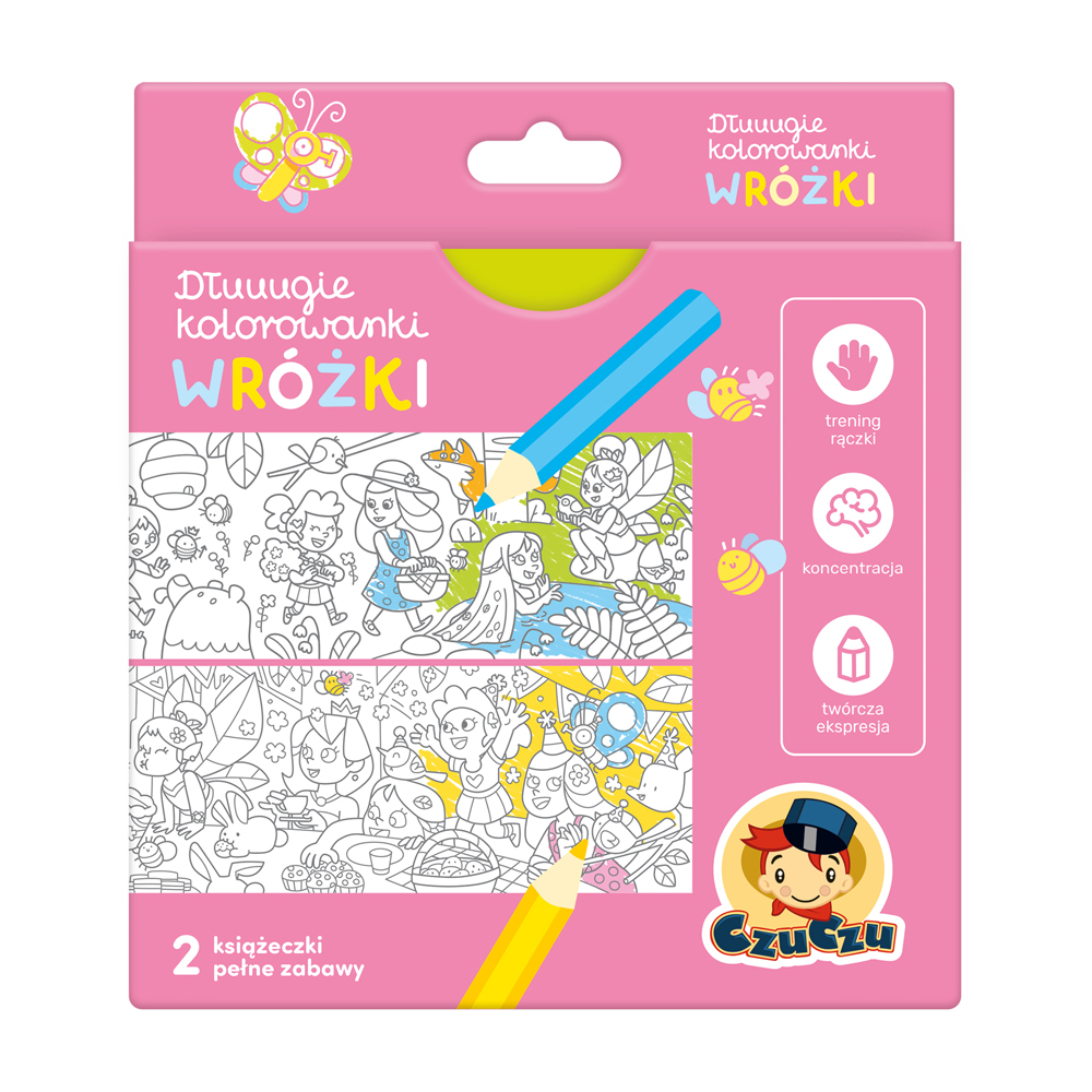 CzuCzu 6760045 Zestaw rysowanek Wróżki