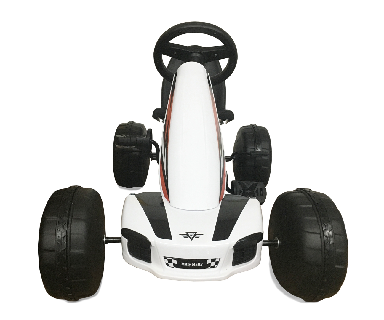 MILLY MALLY 3129 Gokart na pedały Viper White