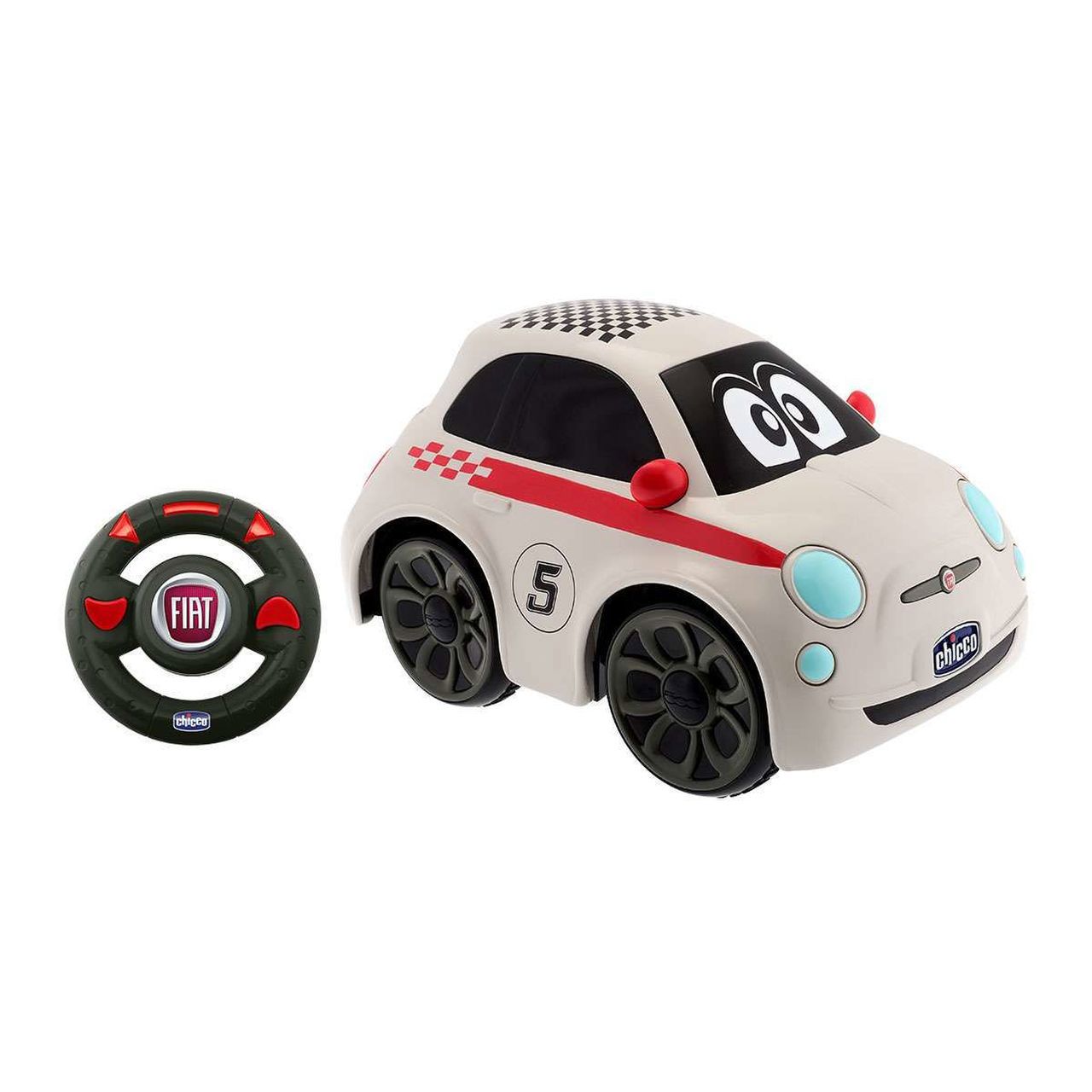 CHICCO 00007275000000 Fiat 500 z pilotem biały*