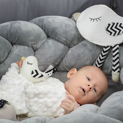 B.O.1537 Przytulanka kocyk LITTLE BIRDIE