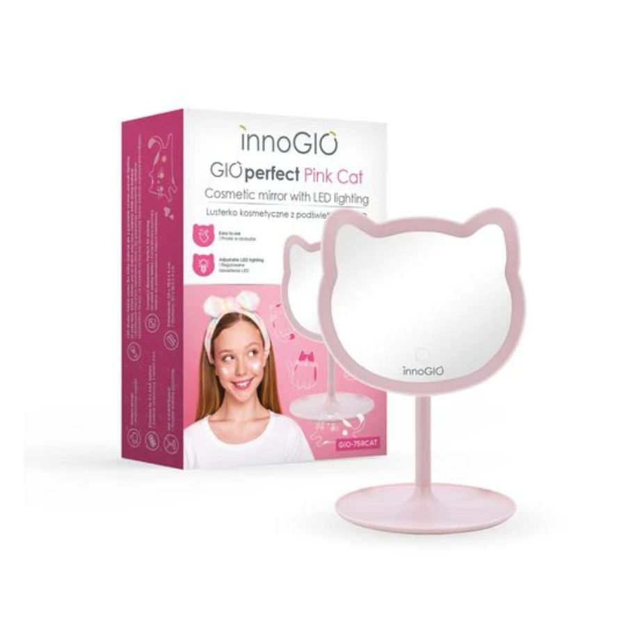 INNOGIO GIO-758CAT Lusterko kosmetyczne GIOperfect Pink Cat