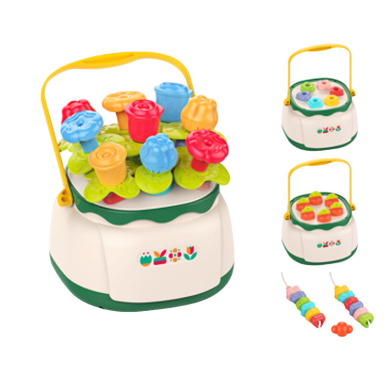 WOOPIE 49591 Koszyk kwiatów Sorter układanka edukacyjna