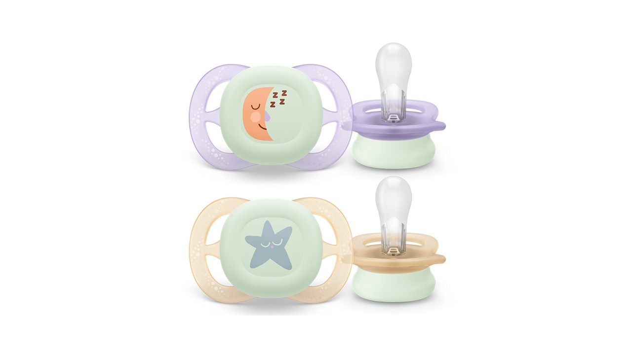 AVENT SCF075/07 Smoczek Ultra Start Night 0-2m księżyc/gwiazdka