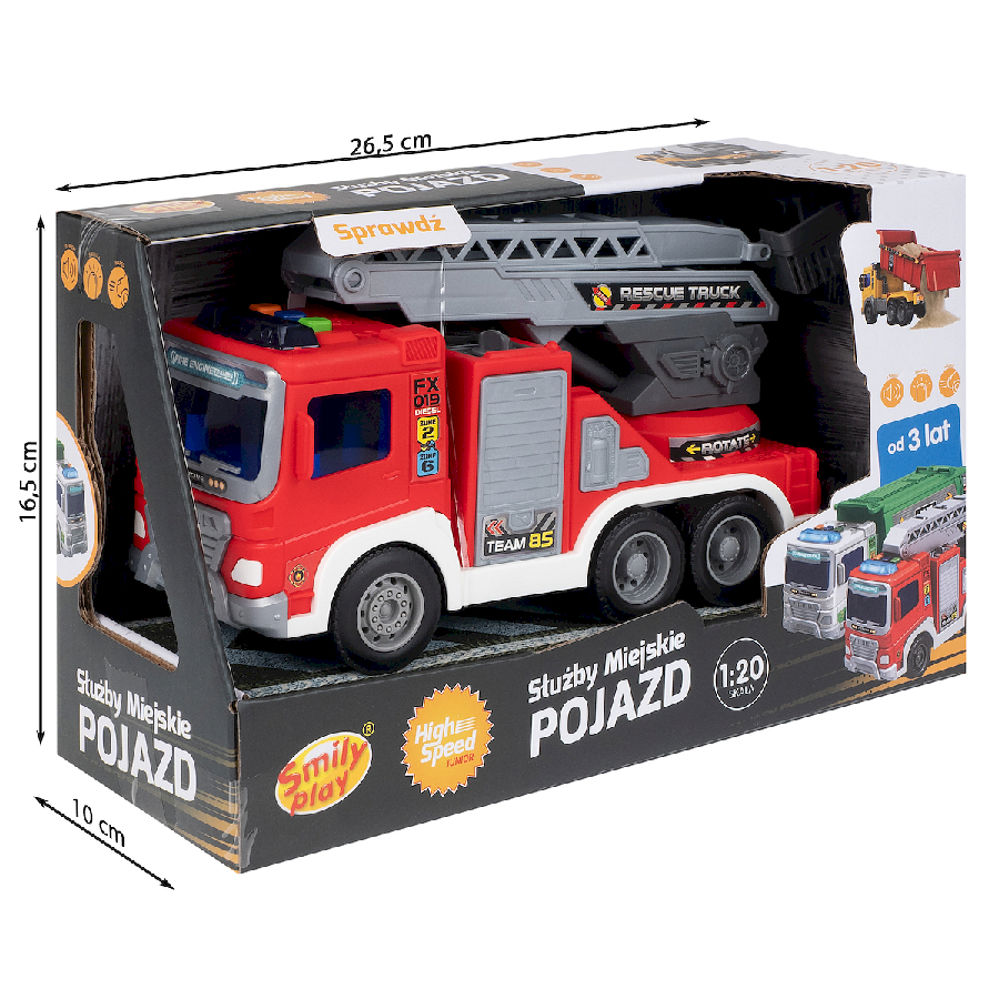 SMILY PLAY SP85154 Pojazd Służb Miejskich Straż Pożarna