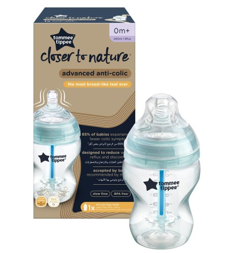 TOMMEE TIPPEE TTP42256986  42256987 Butelka plastikowa antykolkowa 260 ml