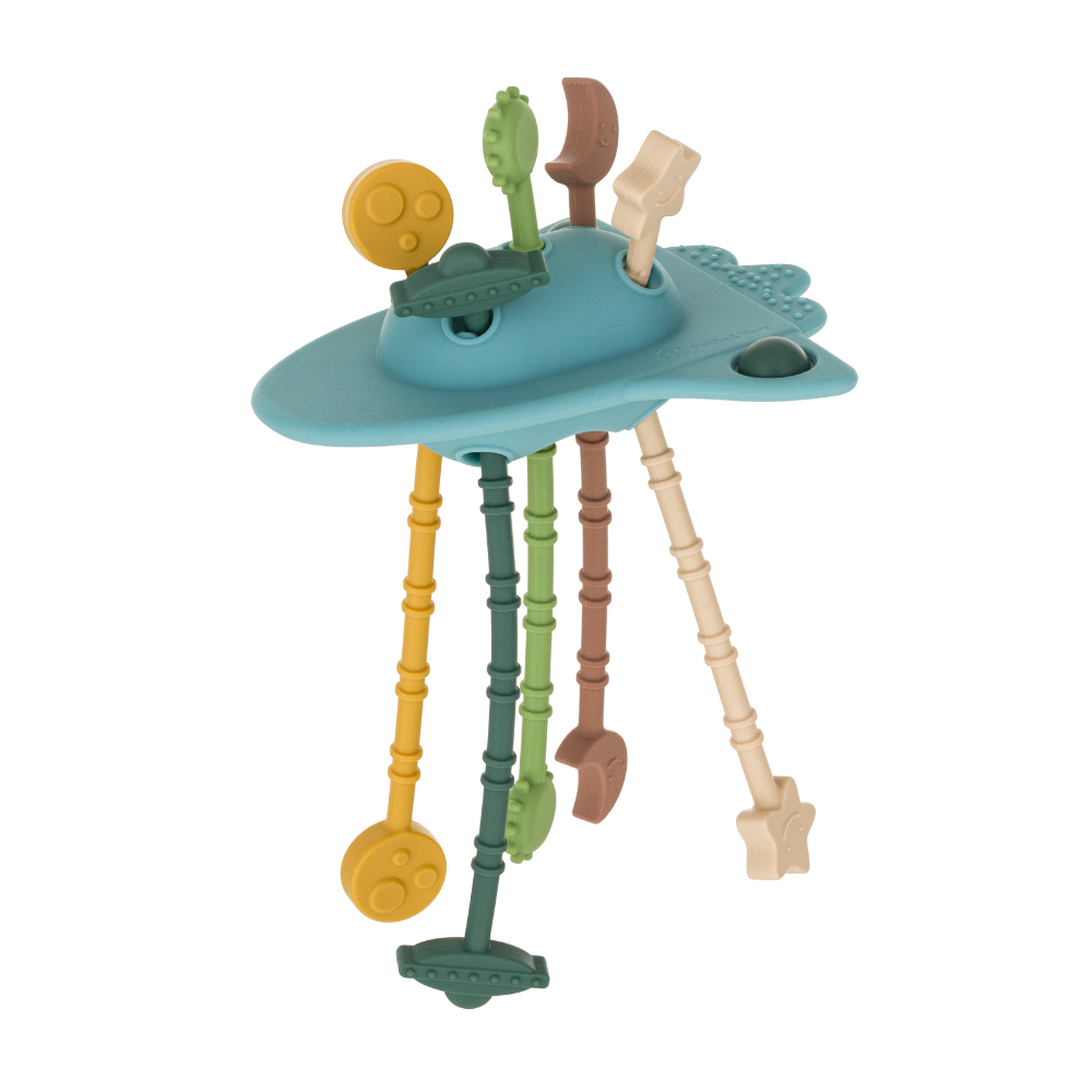 PETITE&MARS 579767 Silikonowa zabawka sensoryczna Crazy Rocket Frosted