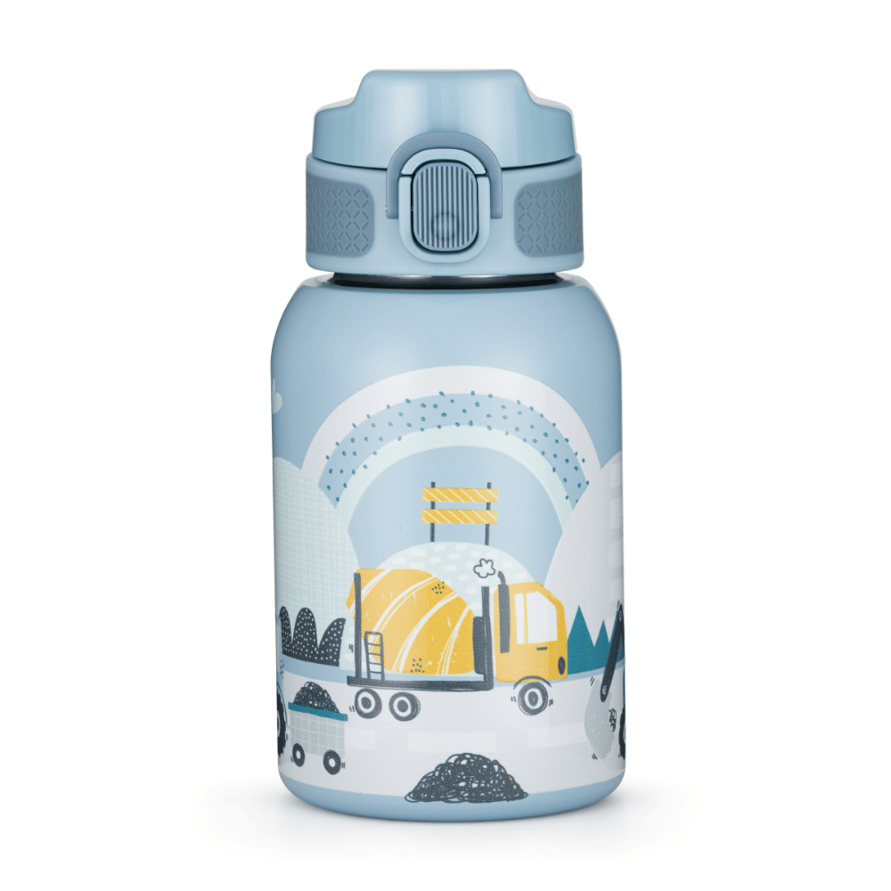 PETITE&MARS 150381 Butelka termiczna ze stali nierdzewnej ze słomką 350ml