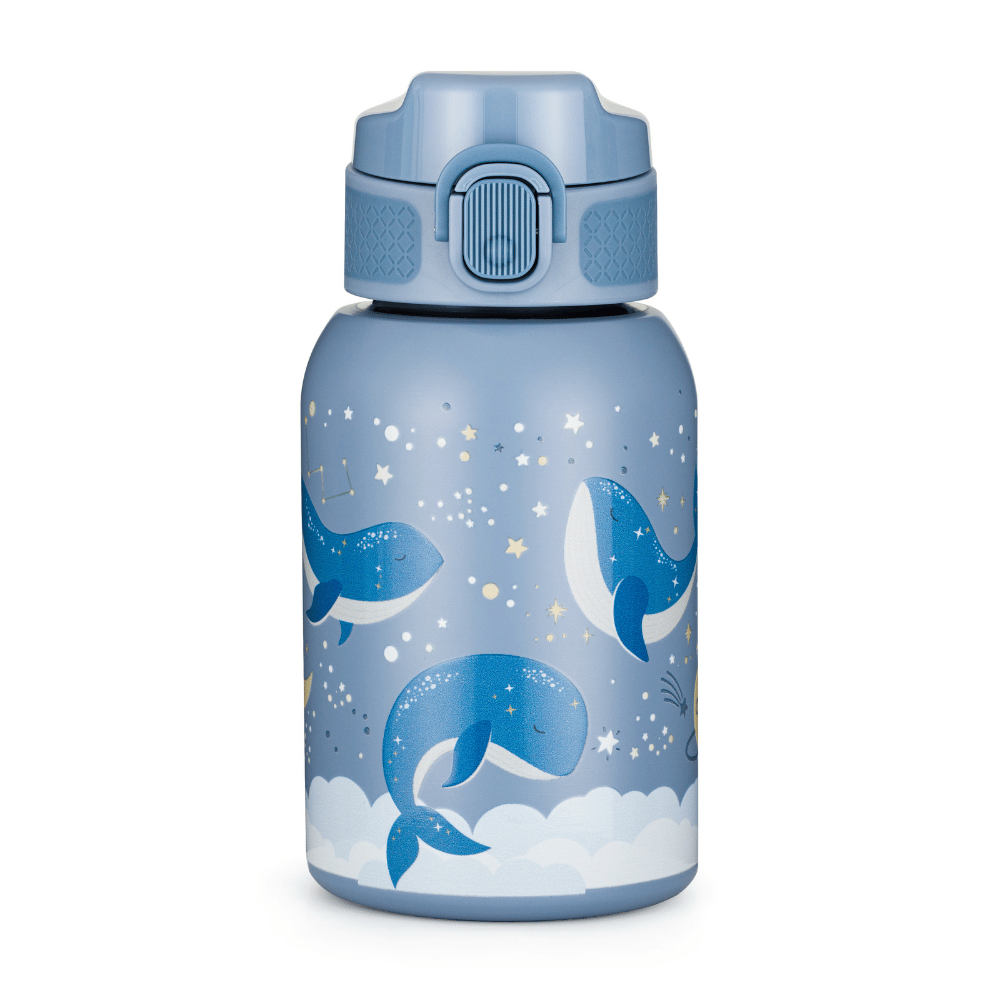 PETITE&MARS 150368 Butelka termiczna ze stali nierdzewnej ze słomką 350ml