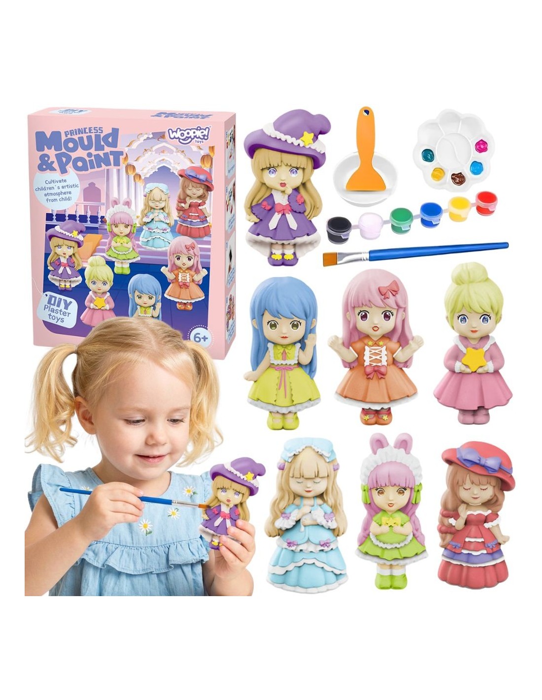 WOOPIE 59493 Figurki DIY Zestaw Laleczki