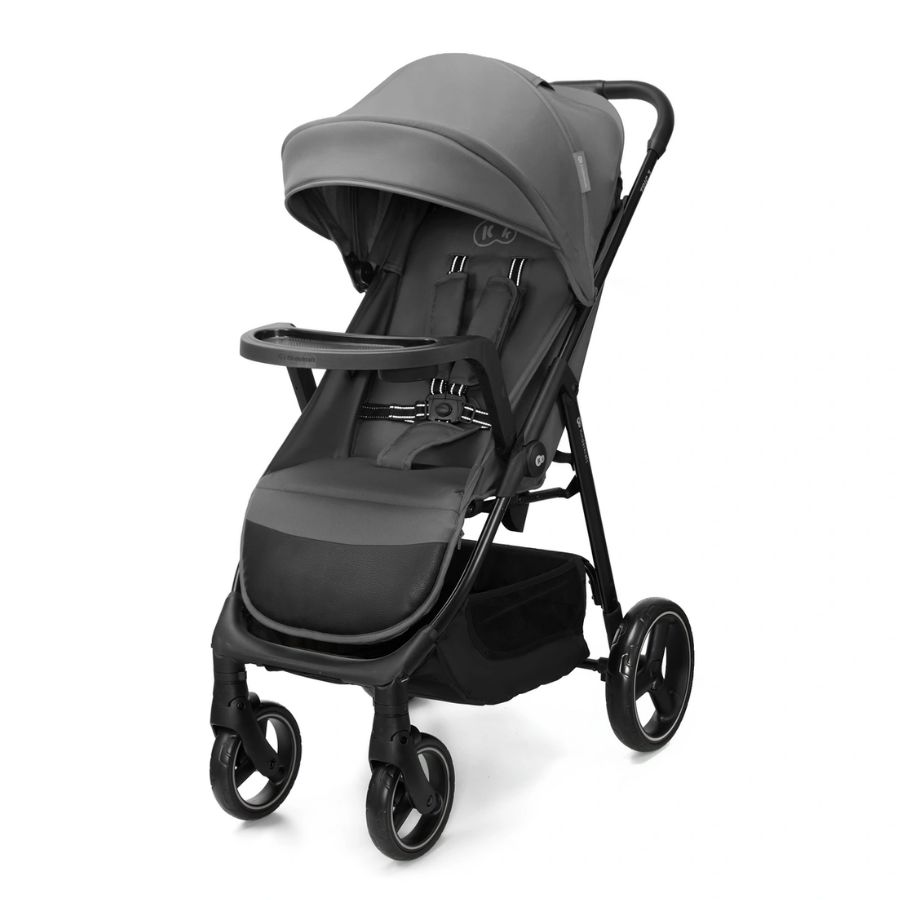 KINDERKRAFT Wózek spacerowy TRIG 3 tray granite grey