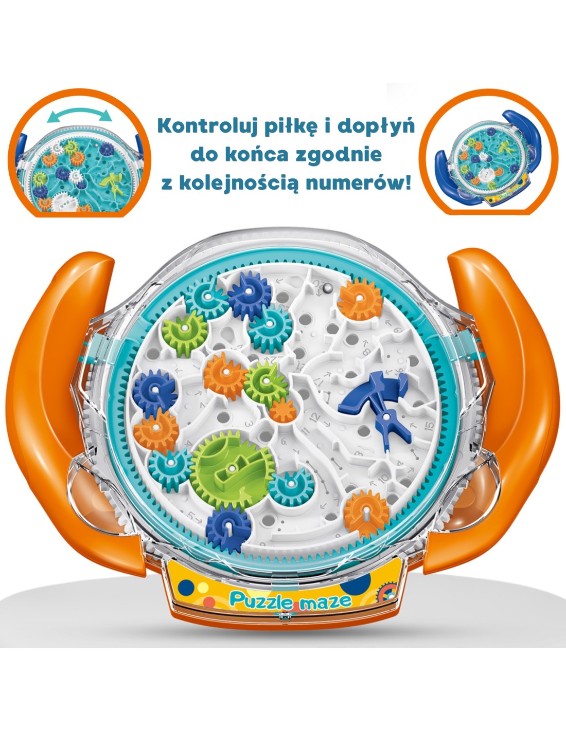 WOOPIE 58618 Labirynt z kuleczką - logiczna gra