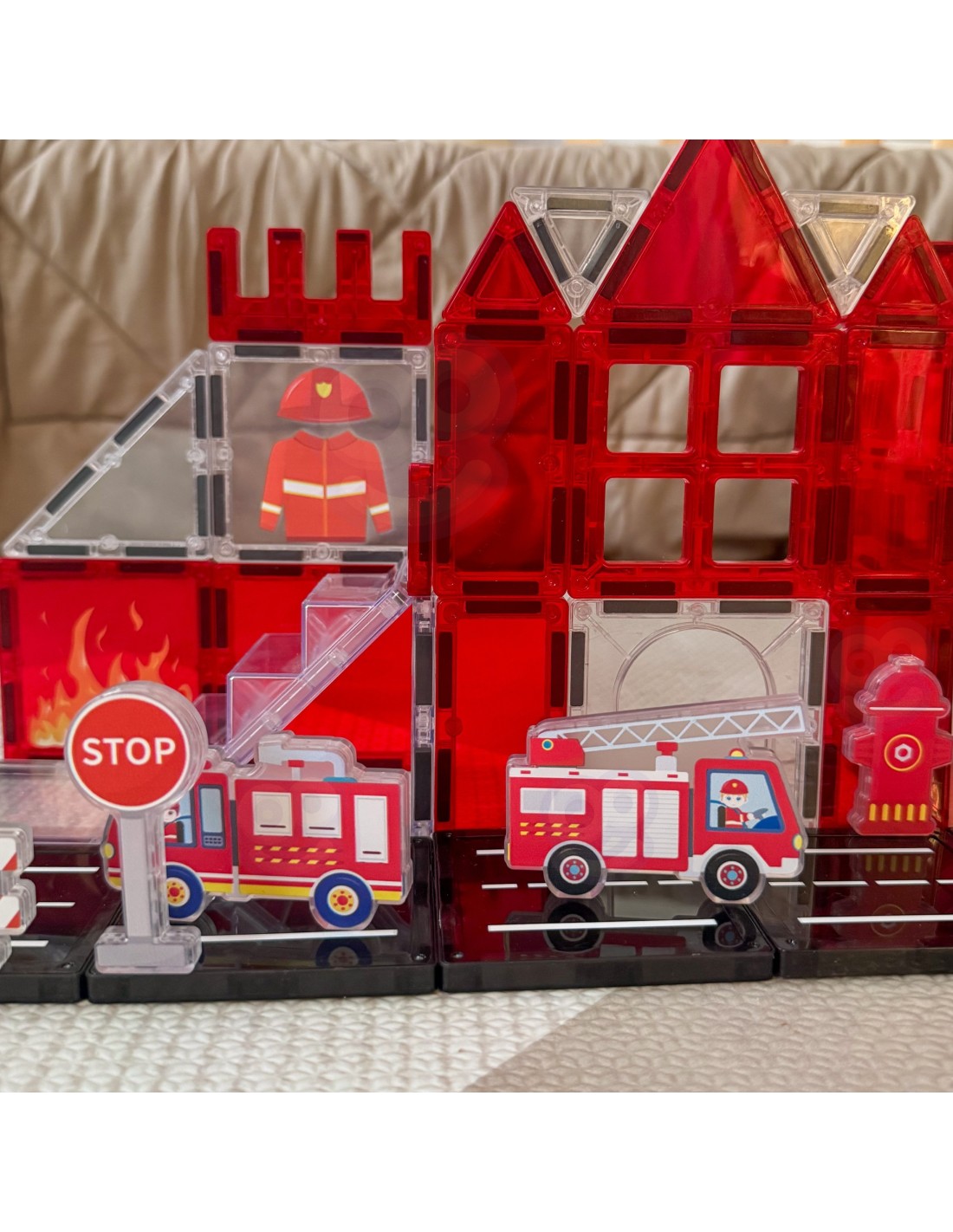 WOOPIE 55013 Klocki magnetyczne Straż Pożarna 48 el.