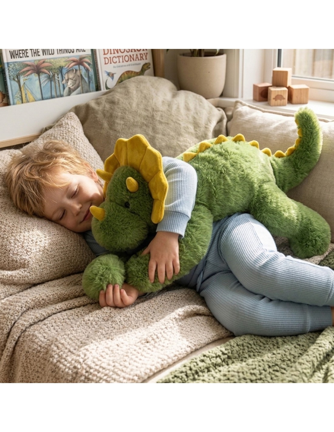 WOOPIE 58403 Pluszak obciążeniowy Dinozaur 65 cm 1,5 kg