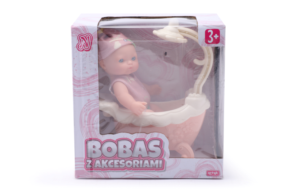 ARTYK 137358 Bobas z akcesoriami NATALIA 11 cm
