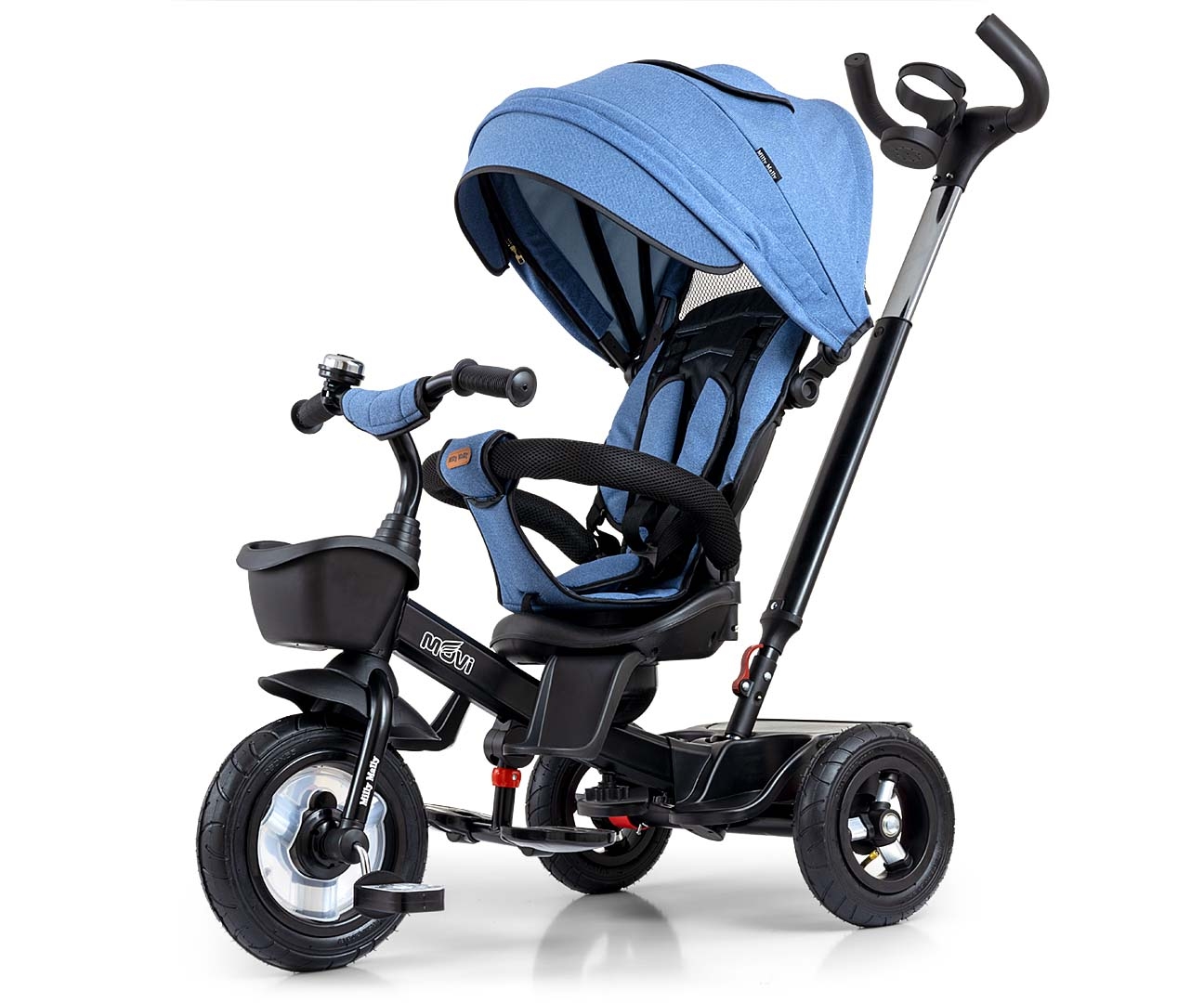 MILLY MALLY 6182 Rowerek trójkołowy Movi denim 5w1