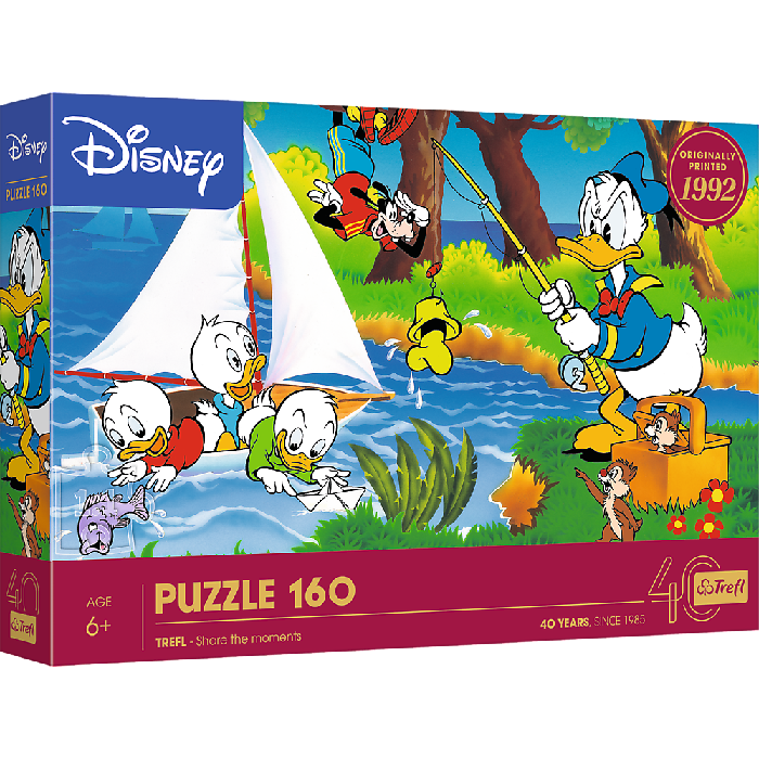 TREFL 40053 Puzzle 160 Przygoda nad jeziorem