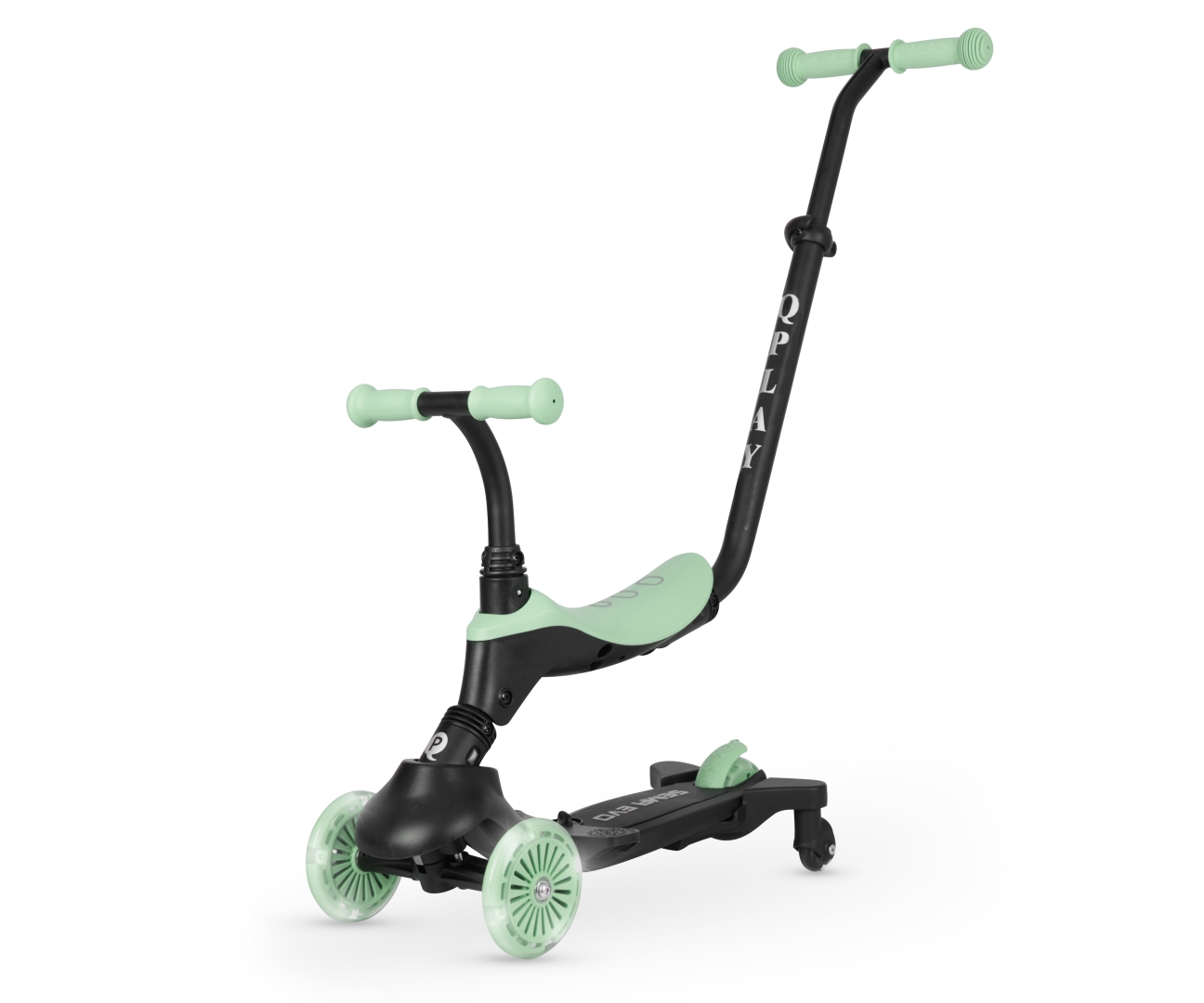 MILLY MALLY 6309 Qplay Hulajnoga Sema Evo 3w1 Green
