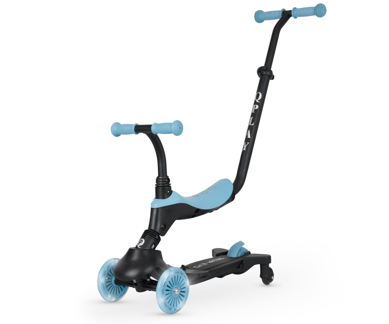 MILLY MALLY 6311 Qplay Hulajnoga Sema Evo 3w1 Sky Blue