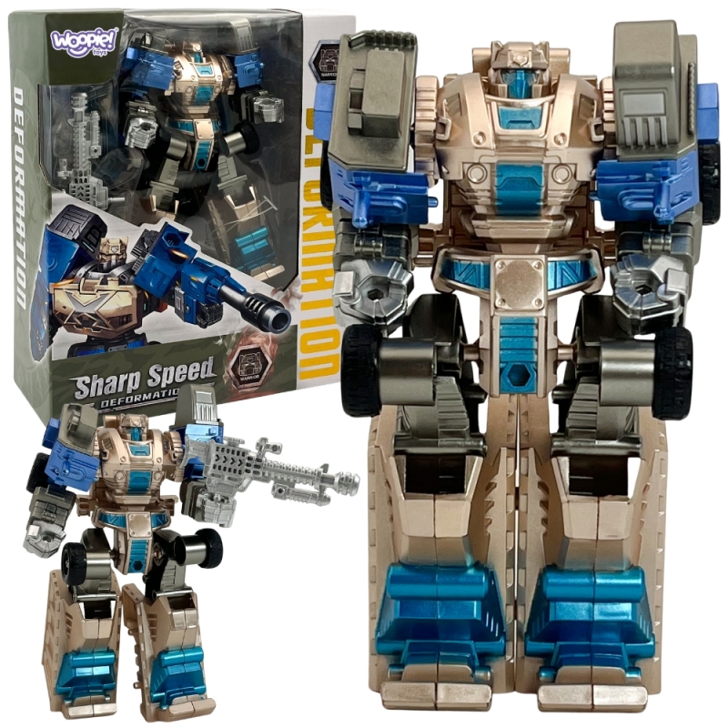 WOOPIE 53903 Robot Transformujący SHARP SPEED 2w1 Ciężarówka Bojowa