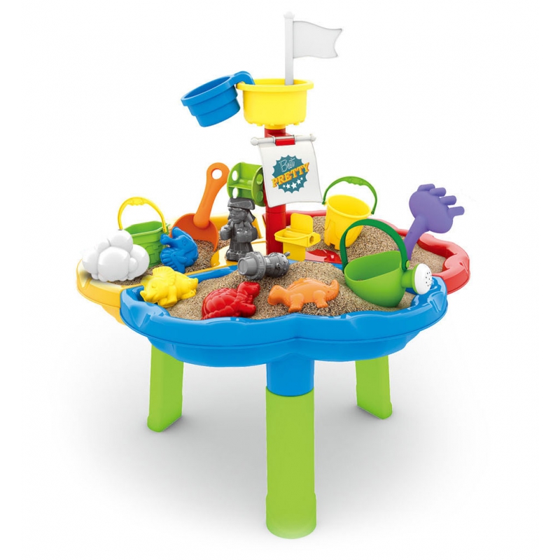 WOOPIE 46446 Stolik Wodny Piaskownica 3w1 Statek Piracki 13 el.