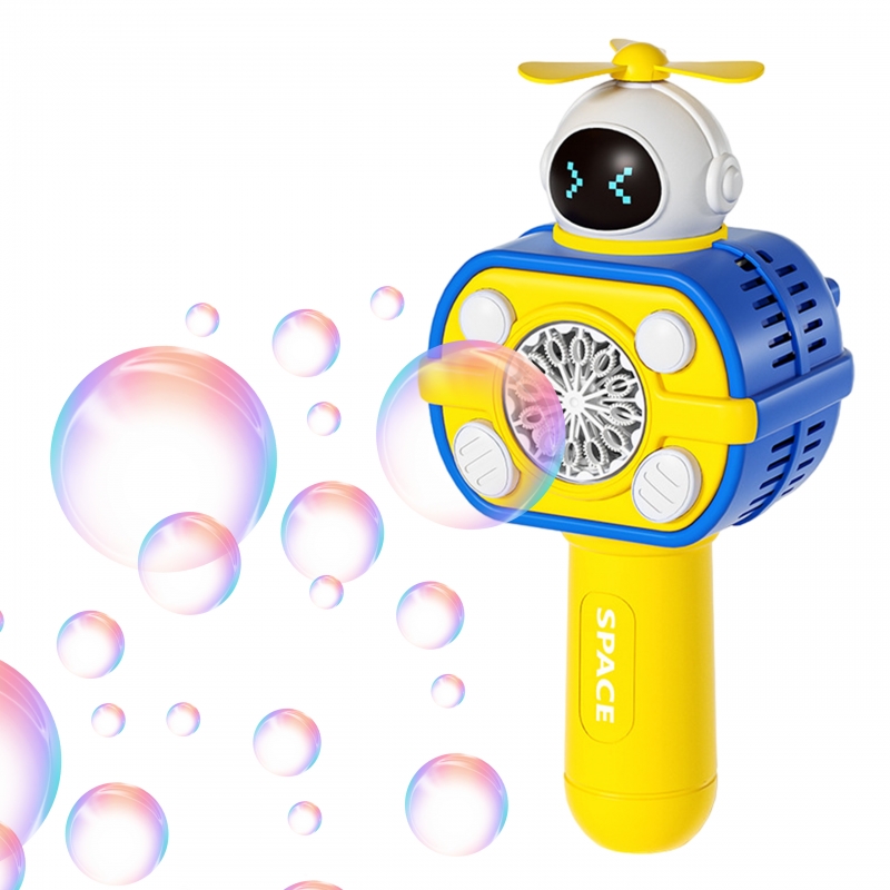 WOOPIE 51299 Maszyna Astronauta do Robienia Baniek Mydlanych Żółty