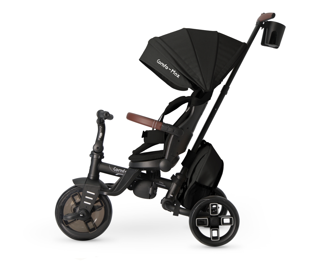 MILLY MALLY 6300 Qplay Rowerek Trójkołowy Comfo Max Black