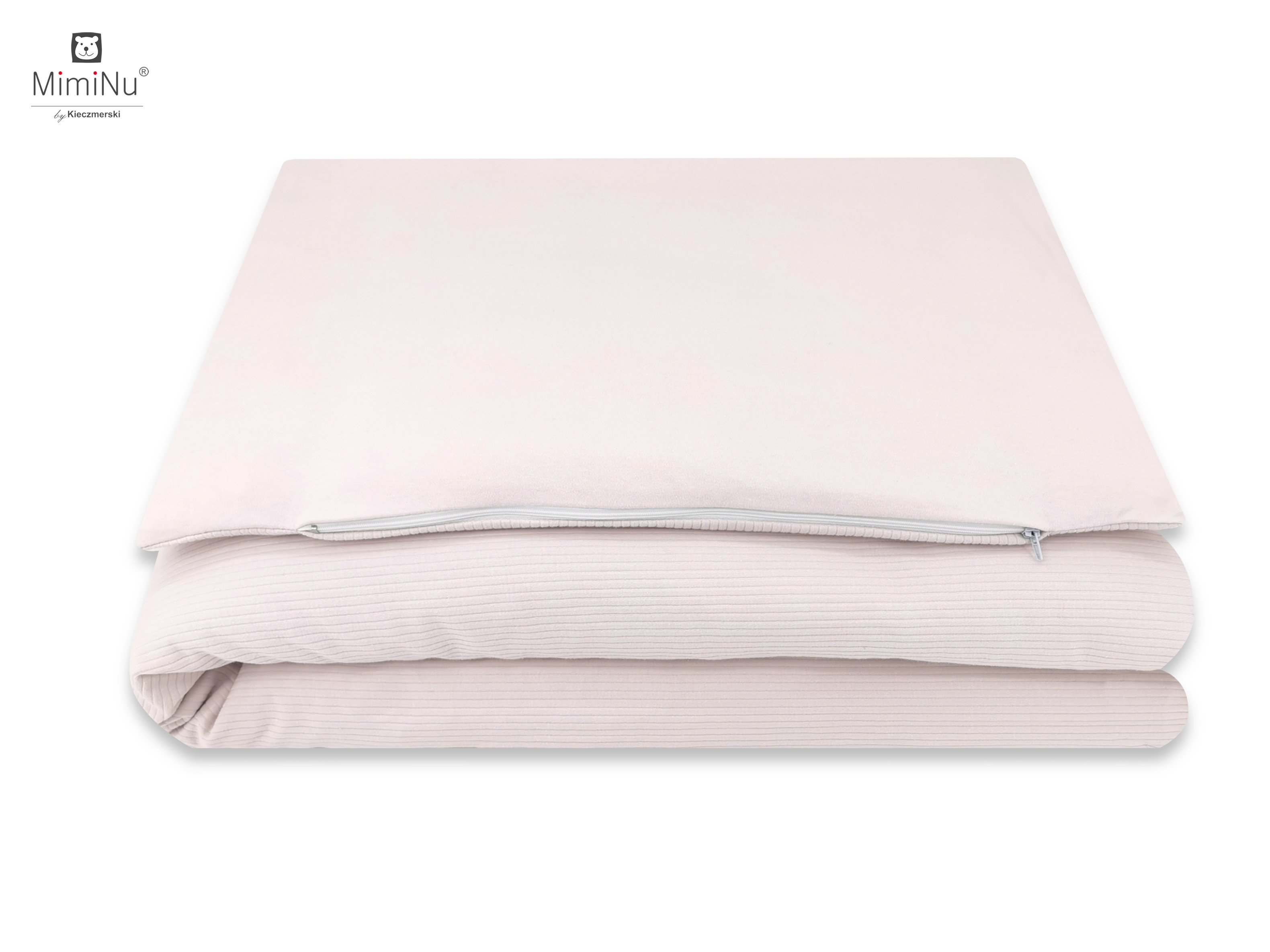 KIECZMERSKI Pościel C-2 100x135+40x60 cm MIMINU SOFT pudrowy róż