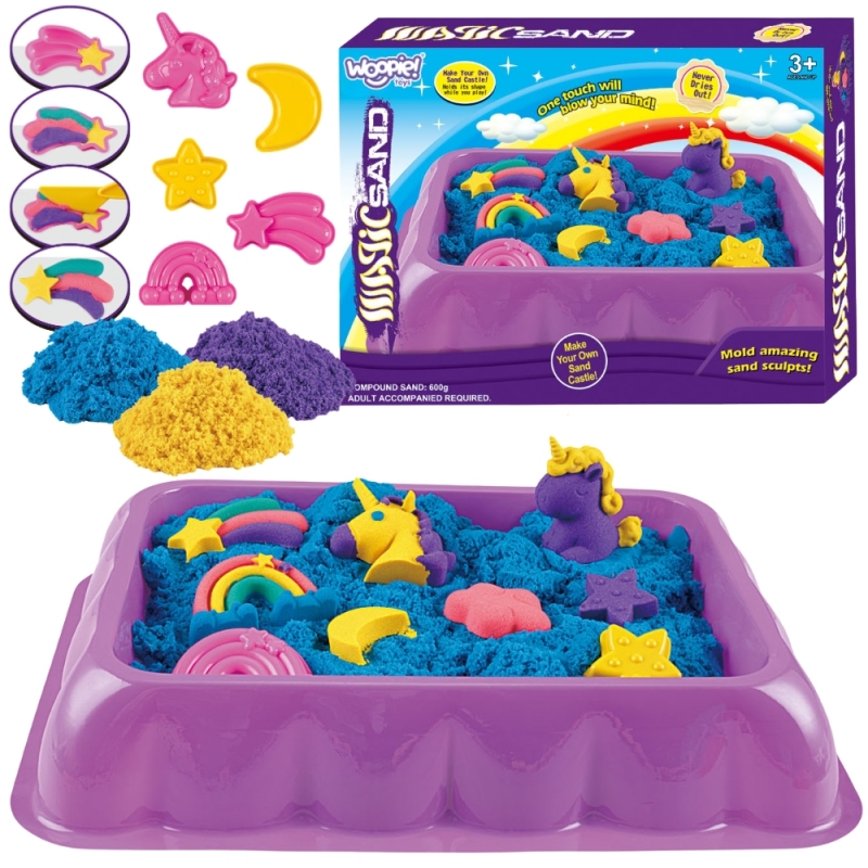 WOOPIE 54788 Stolik z piaskiem kinetycznym 0,6kg
