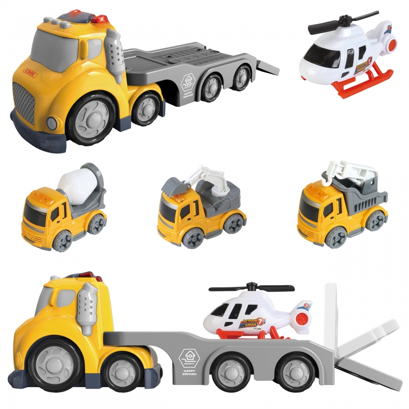 WOOPIE 53163 Żółta laweta City Truck