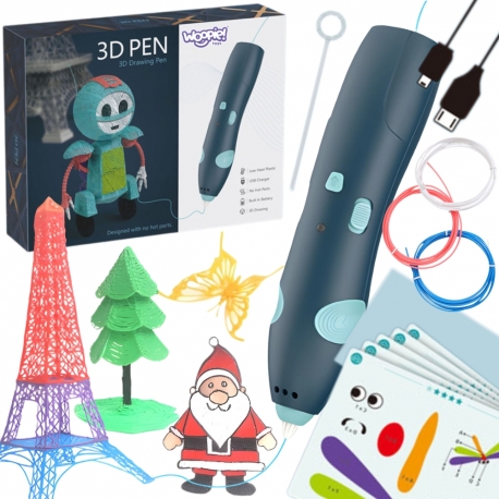 WOOPIE 56188 Długopis 3D z akcesoriami