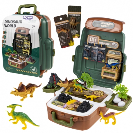 WOOPIE 57093 Walizka Dinosaur World - edukacyjny zestaw