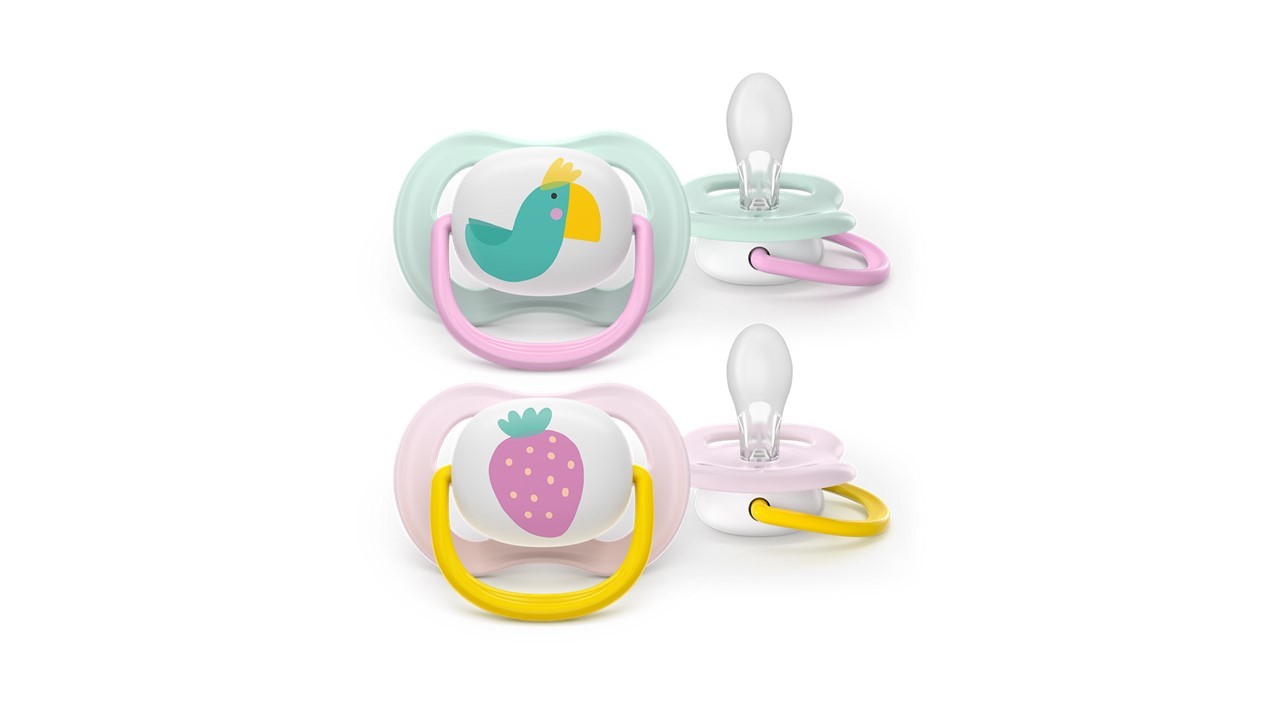 AVENT SCF080/24 Smoczek Ultra Air 0-6m tukan / truskawka