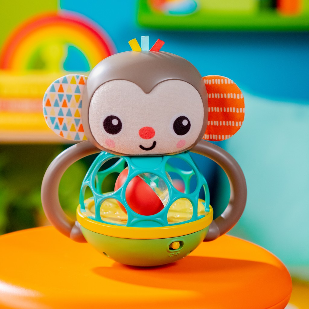 OBALL 16779-6 Zabawka multisensoryczna  Grab & Giggle Monkey
