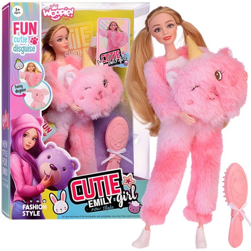 WOOPIE 57604 ROYAL Lalka Emi w przebraniu misia