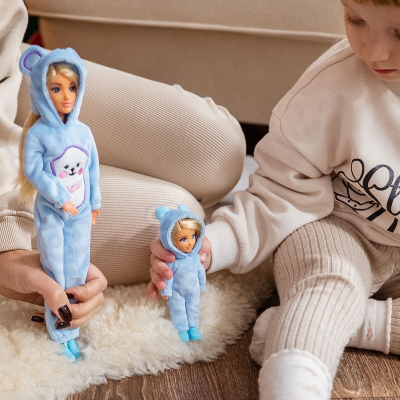 WOOPIE 58007 ROYAL Lalki Kombinezony Niebieskie Misie