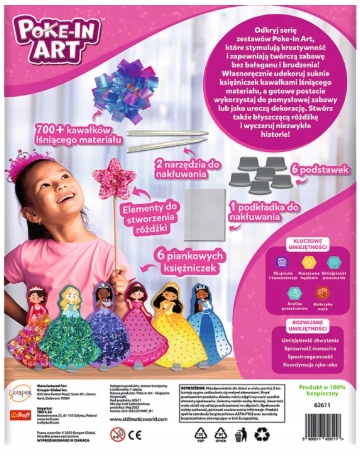 TREFL 62611 Skillmatics Poke-In Art Magiczne Księżniczki