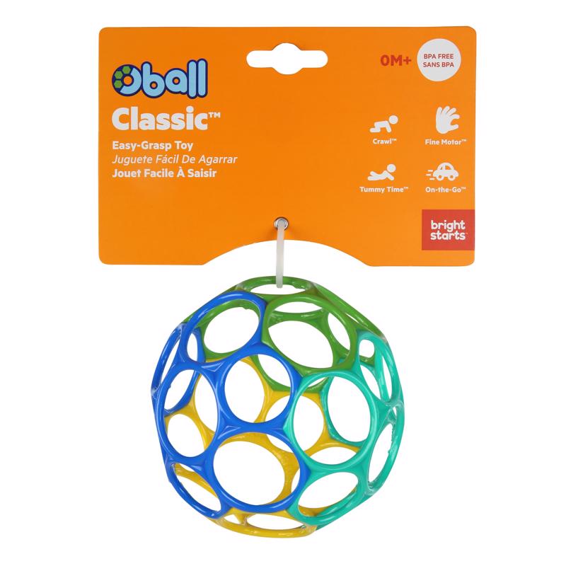 OBALL 12288-6 Piłka Classic 10 cm niebiesko-zielona 0m+