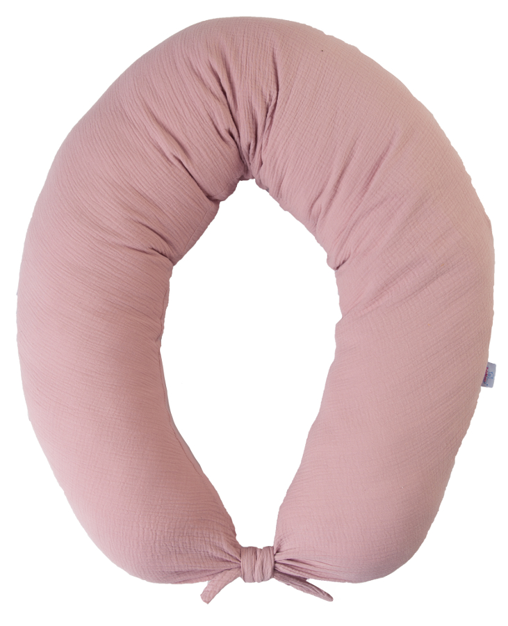 MATEX Poduszka pozycjonująca MOON MUSLIN 260 cm [TB0076_12]różowy