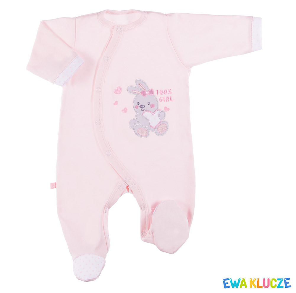 EWA 852601 NEWBORN Pajac róż 62