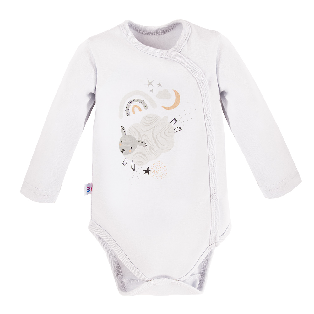 EWA 728241 MELLOW Body dł. rozpinane biały 56