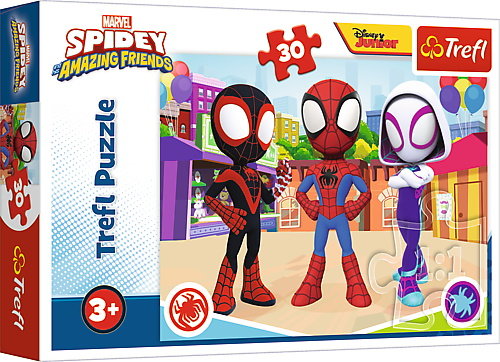 TREFL 18285 Puzzle 30 Przygody Spiday'a i przyjaciół